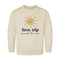 First Trip Around the Sun Onesie, Baby Bodysuit, Baby Shirt, Toddler Sweatshirt - Boho First Birthday, One Year Old Gift, Space Party Look