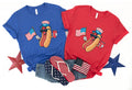 4th of July Hotdog Short Sleeve T-Shirt