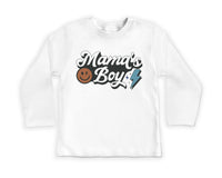 Mama’s Boy Onesie, Baby Bodysuit, Baby Shirt, Toddler Sweatshirt - Cute Boys Retro Outfit, Vintage Mama's Boy Baby Gift, Trendy Baby Clothes