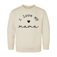 I Love My Mama Baby Shirt, Onesie, Baby Bodysuit, Toddler Sweatshirt - Vintage Baby Outfit, Mama and Baby Gift, Retro Mother’s Day Clothes