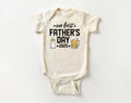 Our First Father’s Day Onesie, Baby Bodysuit, Baby Shirt, Toddler Sweatshirt, Personalized First Fathers Day Gift, Cute Bottle & Beer Outfit