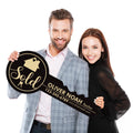 Personalized Real Estate Marketing Key Cutout Sign, Customized Realtor Social Media Photo Props, Realtor Key Sign, Customized Just Sold Key