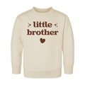 Little Brother Onesie, Baby Bodysuit, Baby Shirt, Toddler Sweatshirt, Retro Lil Brother Outfit, Sibling Gift, New Baby Announcement Clothes