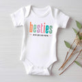 Besties Just Like Our Moms Onesie, Baby Bodysuit, Baby Shirt, Toddler Sweatshirt - Retro Best Friends Outfit, Baby Gift for Little Besties