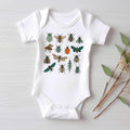 Retro Bugs Onesie, Baby Bodysuit, Baby Shirt, Toddler Sweatshirt - Vintage Entomologist Outfit, Insect Baby Gift, Nature-Loving Baby Clothes