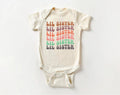 Retro Lil Sister Onesie Baby Bodysuit, Baby Shirt, Toddler Sweatshirt, Rainbow Sibling Outfit, Cute Little Sister Gift, Matching Family Look