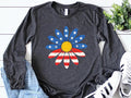 July 4th Daisy Long Sleeve Shirt