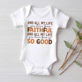 Psalm Bible Quote Onesie, Baby Bodysuit, Baby Shirt, Toddler Sweatshirt - Boho Christian Outfit, Religious Baby Gift, Faith-Based Boho Style