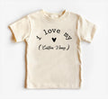 I Love My Custom Onesie, Baby Bodysuit, Baby Shirt, Toddler Sweatshirt - Cute Vintage Personalized Baby Outfit, Custom Name Family Gift Idea