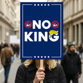 No Kings In America Protest Sign, Anti-Trump Resistance