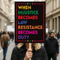 Resistance, No Kings In America Protest Sign, Anti-Trump