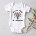What a Wonderful World Onesie, Baby Bodysuit, Baby Shirt, Toddler Sweatshirt - Retro Boho Baby Outfit, Baby Gift, Earthy Nature Style Look