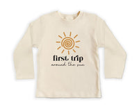 First Trip Around the Sun Onesie, Baby Bodysuit, Baby Shirt, Toddler Sweatshirt - Boho First Birthday, One Year Old Gift, Space Party Look