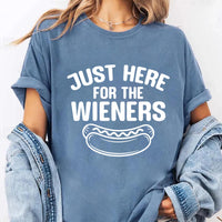 Just Here for the Wieners Short Sleeve T-Shirt