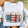 Beer American Flag Sweatshirt