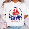 Spilling the Tea Since 1773 Short Sleeve T-Shirt