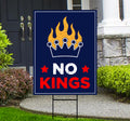 No Kings In America Yard Sign - Resist Hate Lawn Sign, Anti-Trump Sign