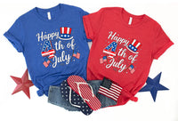Happy 4th of July Short Sleeve T-Shirt