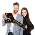 Personalized Real Estate Marketing Key Cutout Sign, Customized Realtor Social Media Photo Props, Realtor Key Sign, Customized Just Sold Key