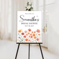 Wildflower Bridal Shower Welcome Sign, Love in Bloom Brunch Sign, Floral Custom Bridal Party Decor, Foamcore PVC Acrylic Polystyrene