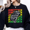 Juneteenth 1865 Sweatshirt