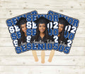 Custom Face Fans With Wooden Handle, Graduation Head, Grad Face Fans