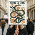 Immigrant Rights Shirt Chinga La Migra Protest Sign, Anti-Trump, Abolish ICE