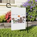 Abolish ICE Pro Immigrants Protest Garden Flag, 12x18 Inch Double Sided, Resist Hate, Anti-Trump Sign, Resist Racism Flag, Resist Fascism Sign
