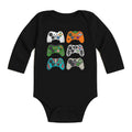Gaming Halloween Baby Bodysuit, Retro Gamer Baby Shirt, Trendy Fall Toddler Sweatshirt - Cute Boys Spooky Outfit, Trick or Treat Look