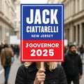 Jack Ciattarelli For New Jersey Governor 2025 Election Sign, Political Campaign Sign, Governor Election Race Poster Sign