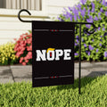 No Kings In America Garden Flag, 12x18 Inch Double Sided, Resist Hate Flag, Anti-Trump Flag, Resist Racism Flag, Resist Fascism Flag