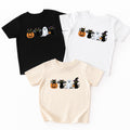 Funny Ghost Cat Baby Shirt, Pumpkin Cat Baby Bodysuit, Toddler Sweatshirt - Cute Halloween Outfit for Baby, Spooky Fall Cat Costume