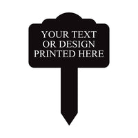 Personalized Any Text Marker Yard Sign 10” x 14”, Rust-free Aluminum Custom Tree Marker Lawn Sign, Outdoor Garden Sign with Integrated Stake