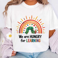 We Are Hungry For Learning Short Sleeve T-Shirt