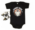 Spooky Dude Baby Bodysuit, Retro Ghost Boy Baby Shirt, Halloween Toddler Sweatshirt - Cute Fall Outfit for Boys, Trick or Treat Look