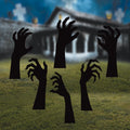 Scary Zombie Hand Halloween Yard Signs with Stakes, Creepy Outdoor Lawn Decorations, Spooky Party Décor for Yard, Garden, or Walkway Setup