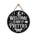 Witch Welcome Front Door Sign 12