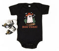 Boo Yeah Ghost Baby Bodysuit, Retro Boo Ya Baby Shirt, Toddler Sweatshirt - Cute Halloween Outfit, Funny Spooky Fall Baby Costume