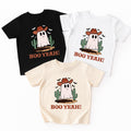 Retro Boo Ya Baby Shirt, Boo Yeah Ghost Baby Bodysuit, Toddler Sweatshirt - Cute Halloween Outfit, Funny Spooky Fall Baby Costume