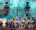 Halloween Zombie Yard Signs, Scary Cartoon Outdoor Lawn Decorations with Stakes, Spooky Garden Props for Halloween Party or Yard Display