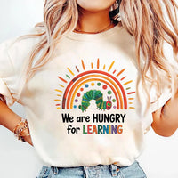 We Are Hungry For Learning Short Sleeve T-Shirt