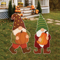 Fall Gnome Yard Signs with Pumpkins and Stakes, Outdoor Autumn Lawn Decorations, Thanksgiving Garden Decor for Porch, Patio, or Yard Display