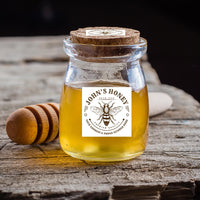 Personalized Honey Roll Labels, Custom Honey Product Stickers