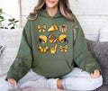 Custom Football Bow School Spirit Hoodie, Football Mom Shirt, Football Grandparent Hoodie