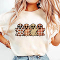 Preppy Floral Ghost Shirt, Fall Ghost Tee