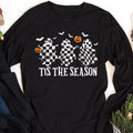 Retro Ghosts Tis The Season Long Sleeve Shirt