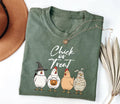 Chick Or Treat Shirt, Halloween Chicken Tee, Funny Fall Shirt