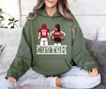 Cheer Football Hoodie, Football and Cheer Mom Shirt, Custom Football Player and Cheerleader Hoodie