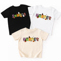 Custom Kids Halloween Name Shirt, Toddler Spooky Tee, Kindergarten Halloween Shirt With Name, Personalized Unisex Shirt, Halloween Gifts