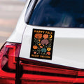Anti-Trump Resist Fascism Halloween Fall Magnet, Resist Hate, Resist Racism Car Magnet, Resist Fascism Pumpkin Vehicle Magnet, 6